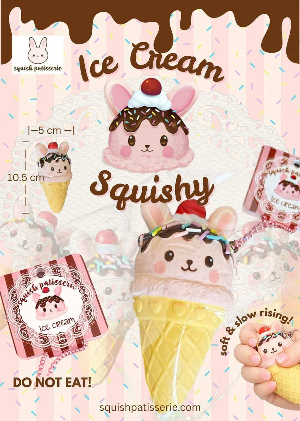 Squish Patisserie ice cream squishy