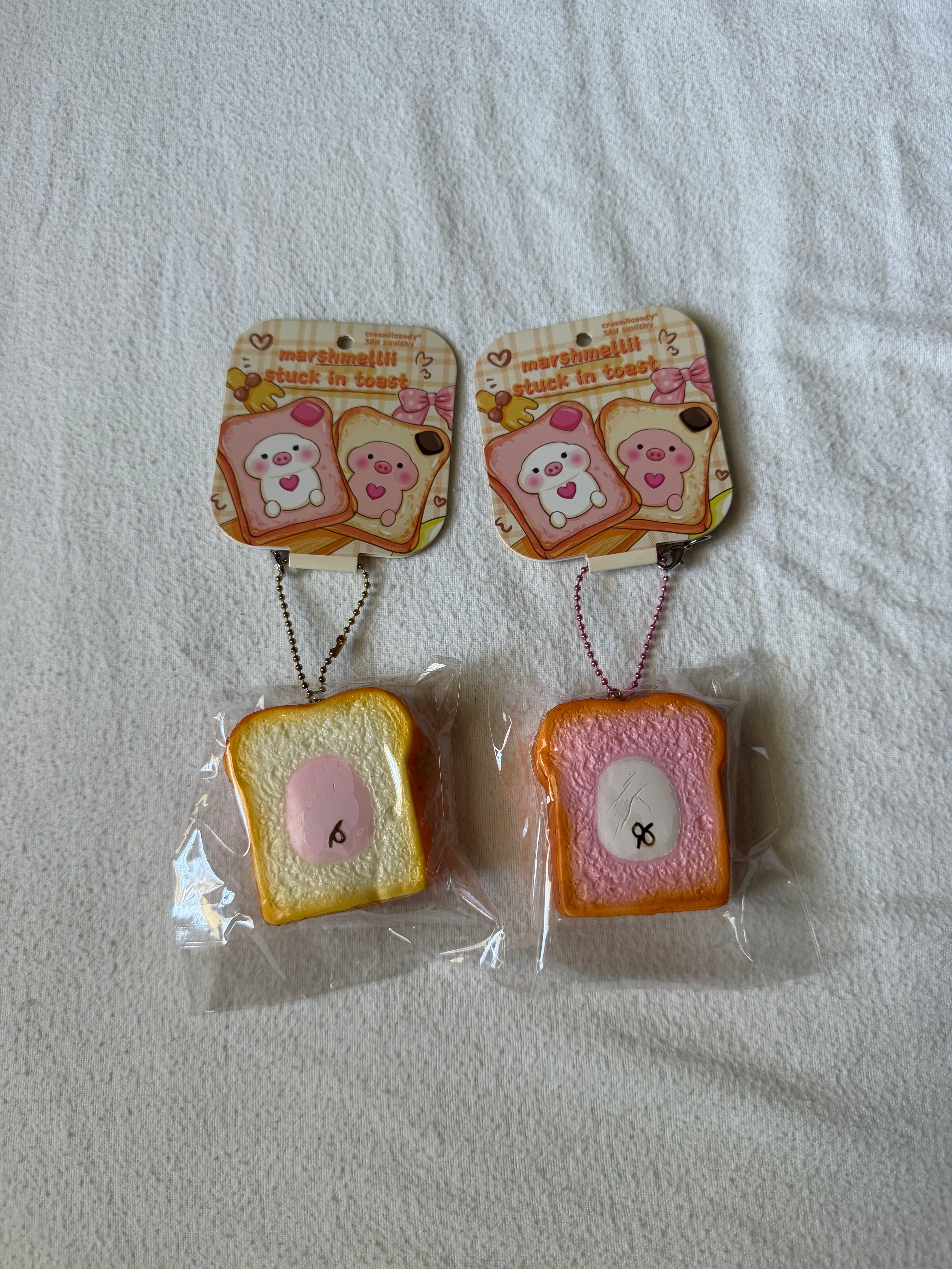 Creamiicandy Marshmelli Toast Squishy Set